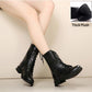 Retro Combat Boot Ankle Boots Autumn Winter Martin Boots Women Boots Lace-Up Women Shoes Size 35-42