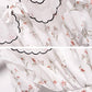 Fashion Bohemian Chiffon Floral Dress Girl Summer Sweet Dress Ruffled Elegant Midi Beach Dress