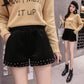 Elegant High Waist Shorts for Women Wide Leg Women Shorts Slim A Line Office Short Pants