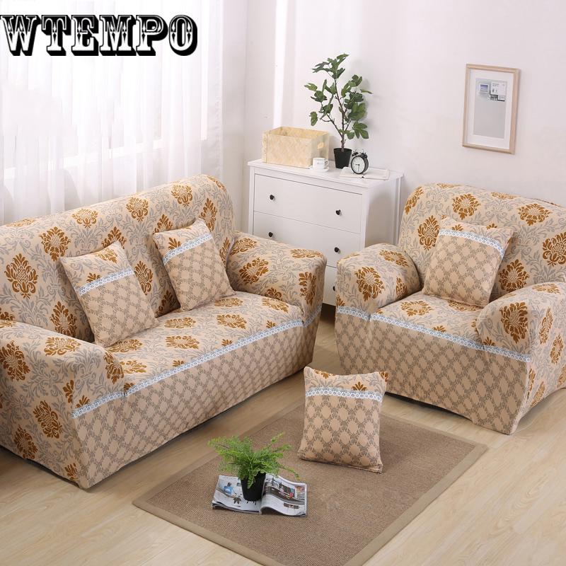 Universal Size 1/2/3/4 Seater Stretch Sofa Cover Printing Sofa Covers Slipcovers Couch Cover
