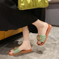 Summer Flat Slippers Women's Solid Color Outer Wear Soft Bottom Non-slip Slippers