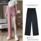Women's Summer Ice Silk Wide Leg Pants Loose and Thin Drape Thin Pants Straight Casual Pants Mopping Trousers Jogging Pants