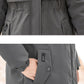 Winter Mid-length Casual Cotton-padded Jacket Plus Velvet Thick Simple Jacket Middle-aged Ladies Loose Coat