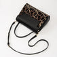 Personality Leopard Black High Quality Genuine Leather Top-Handle Bags Handbags Women Bags Luxury Large Capacity