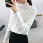 Knitting Women Sweaters and Pullovers Solid Turtleneck Slim Casual Ladies Knitted Sweater Winter