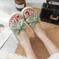 2021 New Summer Slippers Women's Outer Wear Fashion Bows All-match Non-slip Sandals Ladies Slippers