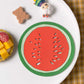 6pcs Cartoon Fruit Cute Table Mat Silicone Mat Non-slip Anti-scalding Coaster