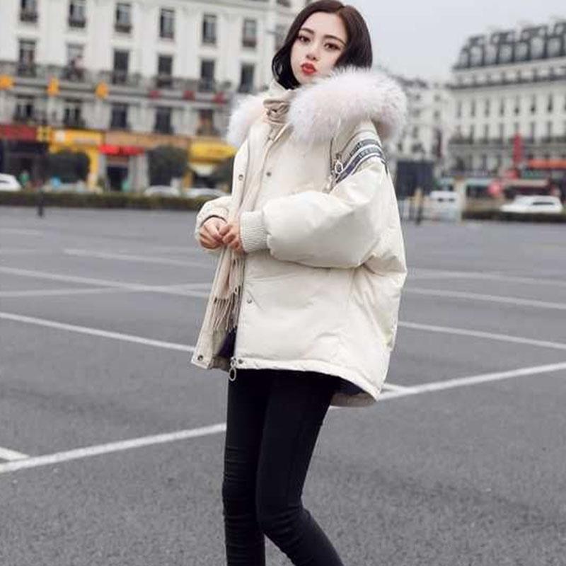Cotton Jacket Women's Short Section Winter Korean Parker Student Padded Jacket Thick Cotton Casual Simple Coat