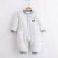 Baby Jumpsuit Autumn and Winter Newborn Clothes Male and Female Baby Clip Cotton Pure Cotton Thickened Autumn and Winter Baby Clothes