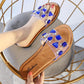 Slippers for Women's Outer Wear Summer Gemstone Decoration Non-slip Soft-soled Sandals Women's Flat Sandals Flat Shoes for Indoor and Outdoor Wear