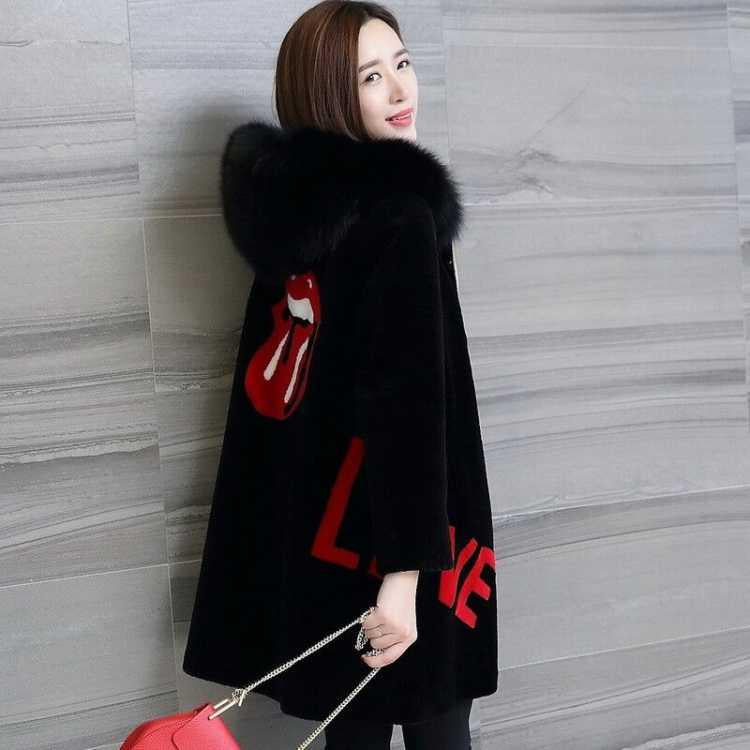 Fur Coat Plus Size Fleece Jacket Winter Coat Women Pockets Casual Teddy Coat Plush Outwear Overcoat