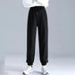 Cotton Casual Harem Pants Female Summer Beam Foot Guard Pants Female Korean Version Loose and Thin Gray Sweatpants