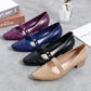 Ladies Jelly Sandals Comfortable Wedge Heel Shallow Outer Wear Versatile Soft Work Shoes Waterproof Non-Slip High Heels