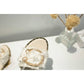 Textured fabric summer slippers women wear two wear soft ladies flat sandals and slippers at home