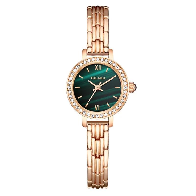 Women's Luxury Diamond Trend Quartz Watches Classic Vintage Disc Watch Rhinestone Bracelet Watches Birthday Gift Watches