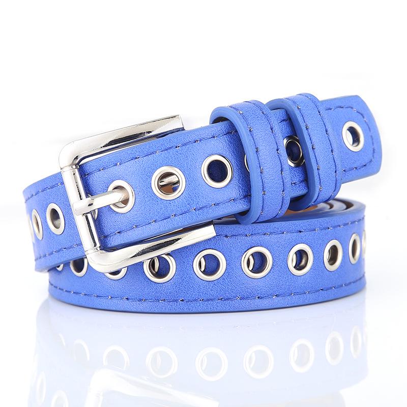 Belts belts for women multicolor thin skinny faux leather waistband casual belt