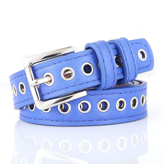 Belts belts for women multicolor thin skinny faux leather waistband casual belt