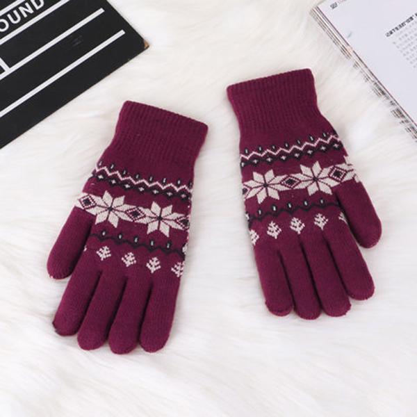 Woman fashion gloves Plush Cotton gloves Windproof gloves Winter Warm gloves Thick gloves