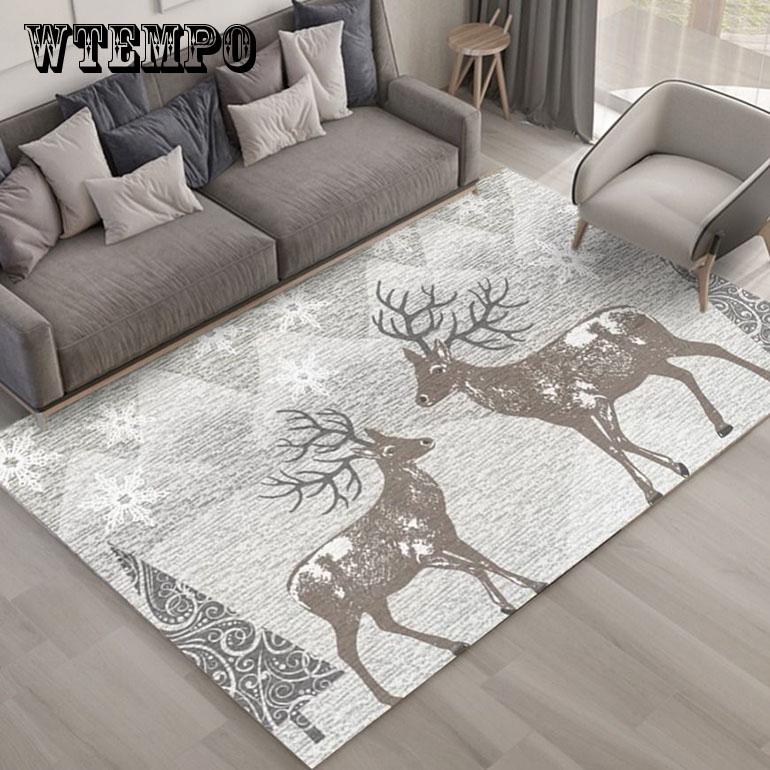 Nordic Modern Carpet Sitting Room The Bedroom Tea Table Rugs Non-slip Geometric Carpets