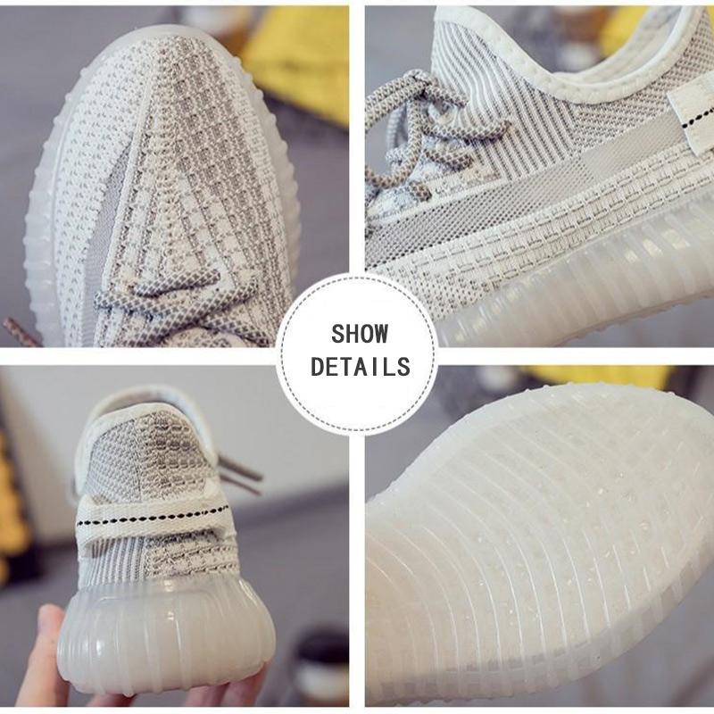 Summer Breathable Coconut Shoes Flying Woven Sneakers Girls All-match Student Lightweight Running Mesh Shoes