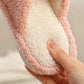 Cotton Slippers Men and Women Autumn and Winter Indoor Couple Cute Slippers Warm Wool Slippers