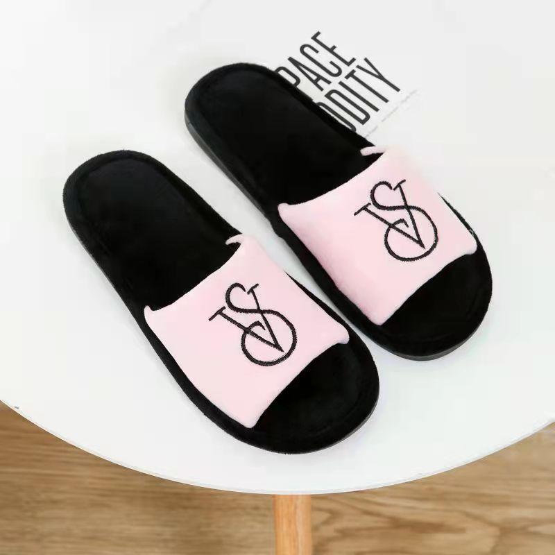 Couple Home Floor Cotton Slippers Home Non-slip Fur Slippers Ladies XL Slippers