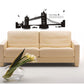Removable decals environmentally friendly wall stickers twin bridge sofa study wallpaper