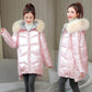 Glossy Down Padded Coat Women's Mid-length Women's Bread Coat