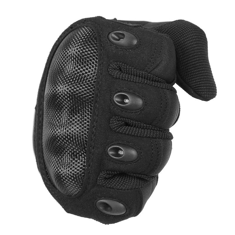 Outdoor Tactical Gloves Sport Anti-Skid Rubber Hard Knuckle Full Finger Gloves