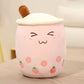 Bubble Milk Tea Boba Cup Soft Stuffed Plush Pillow Cushion Kawaii Cute Toys Gift