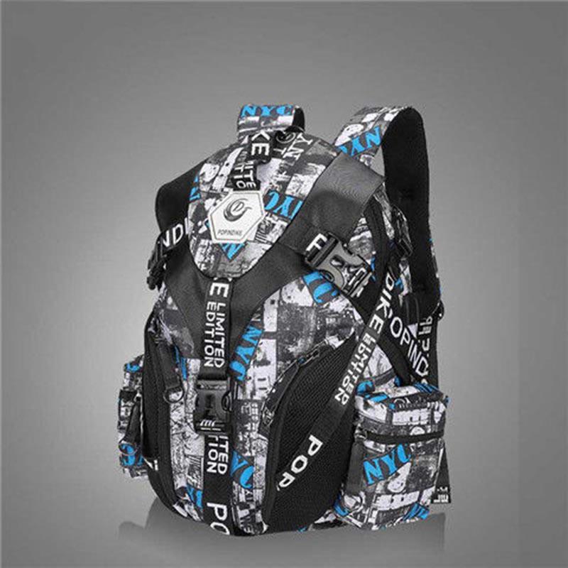 Canvas Men's Backpack School Rucksack Men Drawstring Backpacks Women Shoulder Bagpack Teenagers