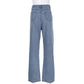 Butterfly Print Straight-leg Jeans Vintage Jeans Loose Streetwear Women's High-waisted Slim and Versatile Drape Loose Mopping Casual Pants