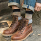 Five Pairs of Winter Men's Wool Socks Chinese Style Plus Velvet Thick Warm Cashmere Socks Retro Fashion Tube Socks
