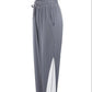 Sweatpants Women Loose-fitting High-waist Yoga Pants Quick-drying Running Casual Color Matching Striped Fitness Pants Thin Section