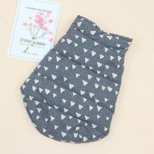 Pet Dog Casual Winter Clothing Double-sided Vest Double-sided Can Wear Teddy Bomei Chihuahua Small Dog Warm Cotton Clothing