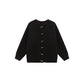 Retro Red Horn Buckle New Autumn and Winter Sweater Women's Knitted Cardigan Jacket Women Loose Outer Wear Korean Version of All-match