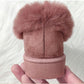 Women's Winter Plush Flat Shoes Solid Color Warm Doudou Shoes Large Size Versatile Cotton Shoes