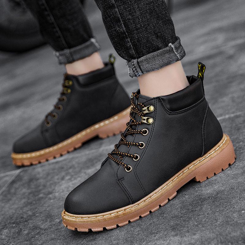 Martin Boots Men's High-top Casual Shoes All-match Retro Boots Autumn Ankle Boots Men's Sneaker