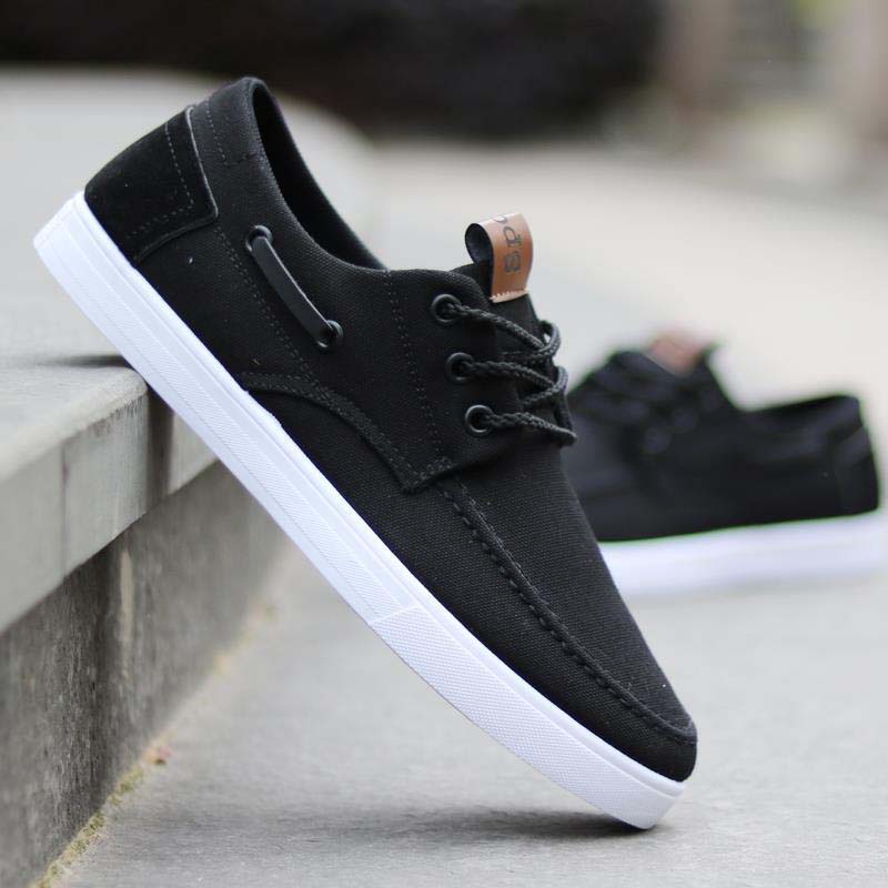 Men's Cloth Shoes Spring and Summer Breathable Casual Shoes Rubber Sole Anti-slip Work Shoes Canvas Shoes Men's Shoes