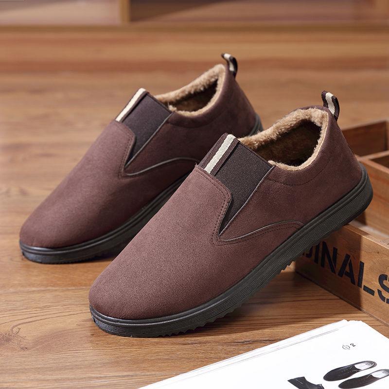 Plush Thick Warm Snow Boots Winter Old Beijing Casual Shoes Non-slip Wear-resistant Cotton Shoes