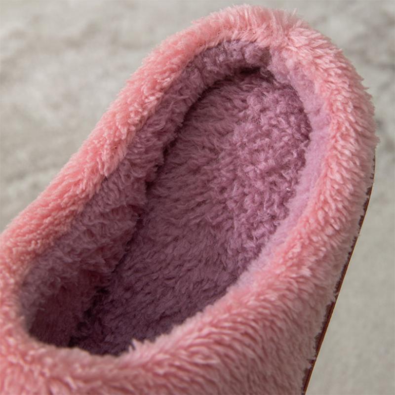 Warm Cotton Slippers Autumn and Winter Indoor Fashion Flat Shoes Leisure and Entertainment