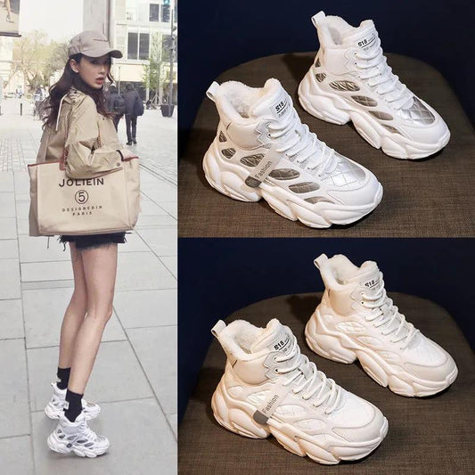 Snow Boots Women's Thickened Martin Boots Cotton Shoes Winter Warm Short Tube Women's Outer Wear