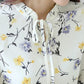 Fashion Floral Tops Blouses Women Long Sleeve Shirts Print Chiffon Blouse Women