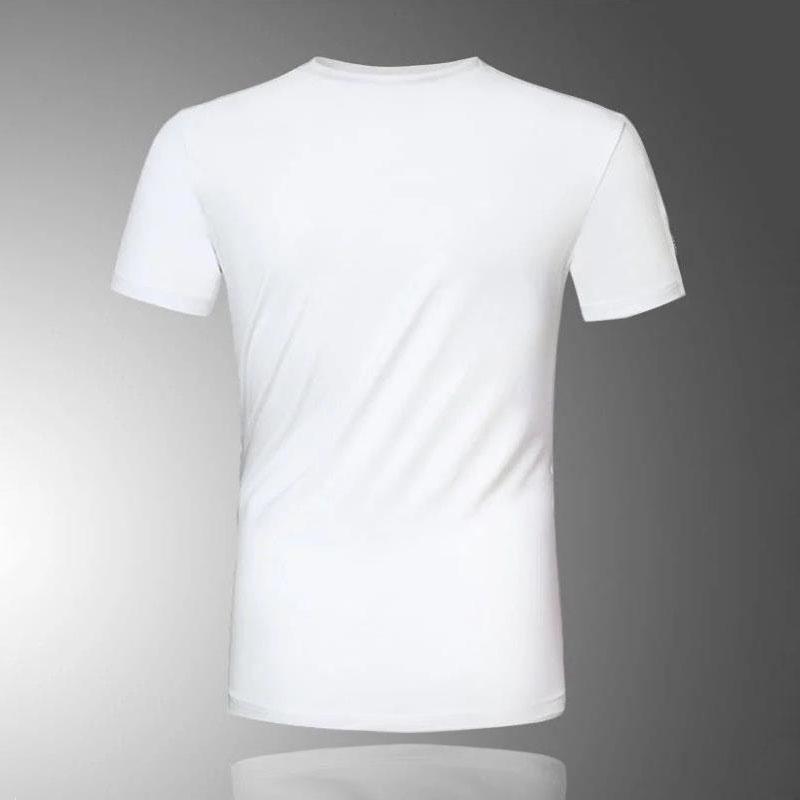 Modal T-shirt Summer Ice Silk Cool and Comfortable Tees Soft Breathable Casual Tops Men O-neck Short Sleeve Slim Shirt