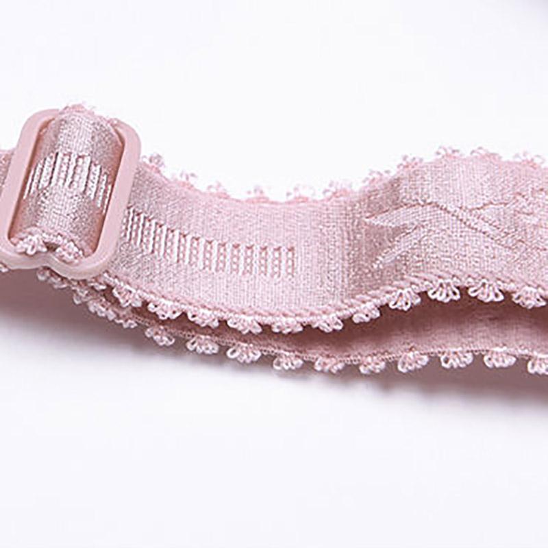 Large Size Lace Sexy Medium Thick No Steel Rings Gathering Comfortable Bra Adjustable Beautiful Back Receiving Deputy Breast Ladies Underwear Bra