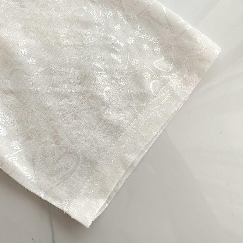 Ice Silk Loose Short-sleeved T-shirt Printing Glittering Half-sleeved Top Women Loose Round Neck Casual Pullover T-shirt Women