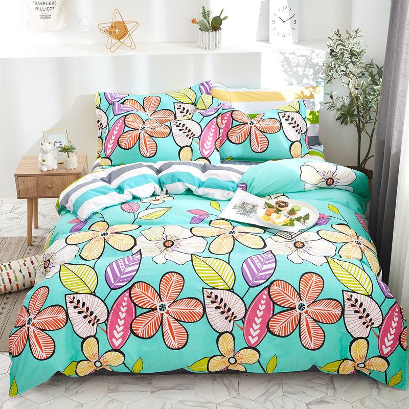 Cotton Quilt Cover Single Piece Cotton Quilt Cover for Double Bed