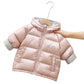 Girls' Windproof and Warm Down Jacket Autumn and Winter Western Style Plus Down Thick Short Jacket