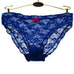6 Pieces/set of Pure Cotton Underwear Women T-back Sexy Fashion Large Size Lace Solid Color Underwear