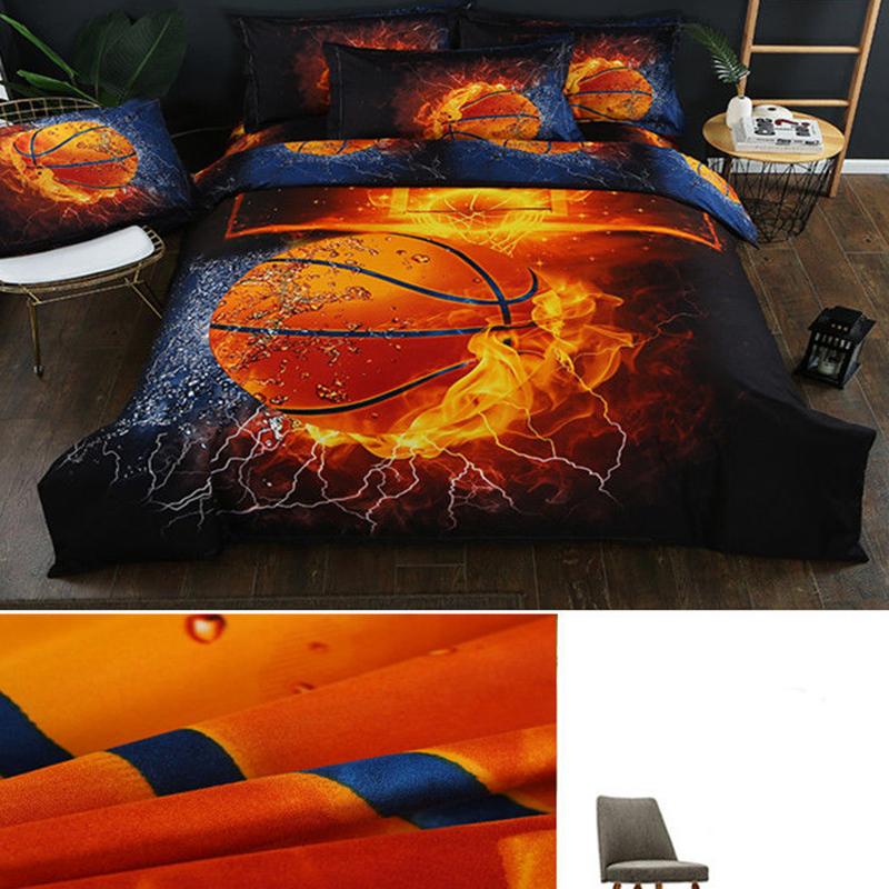 3D Three-dimensional Domineering Tiger Animal Four-piece Skin-friendly Cotton Bedding Student Duvet Cover Sheet